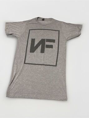 Grey Graphic Tee with NF Logo